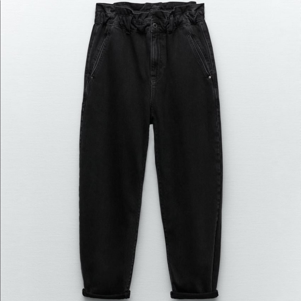 Back Zara Paperbag jeans